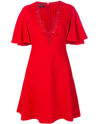 rotes Spitzekleid von Giambattista Valli