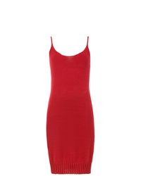rotes Strick figurbetontes Kleid von Mara Mac