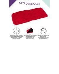 rotes Strick Haarband von styleBREAKER