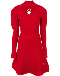 rotes Strick Kleid von Philipp Plein