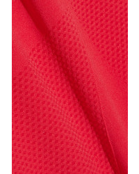 rotes Strick Trägershirt aus Netzstoff von Lucas Hugh