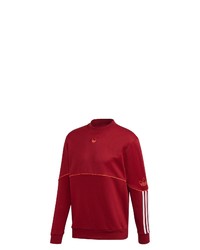 rotes Sweatshirt von adidas Originals