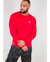 rotes Sweatshirt von Alpha Industries
