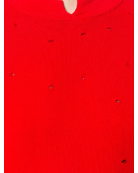 rotes Sweatshirt von Helmut Lang