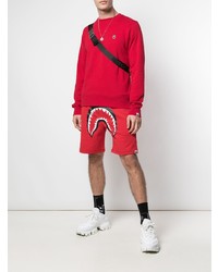 rotes Sweatshirt von A Bathing Ape