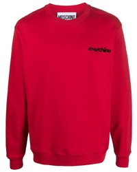 rotes Sweatshirt von Moschino