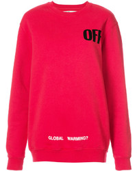 rotes Sweatshirt von Off-White