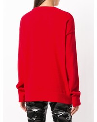 rotes Sweatshirt von Laneus