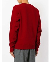 rotes Sweatshirt von Tim Coppens