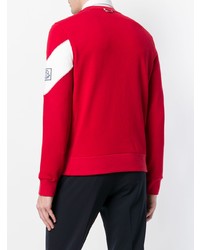 rotes Sweatshirt von Moncler Gamme Bleu