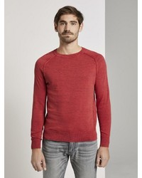 rotes Sweatshirt von Tom Tailor