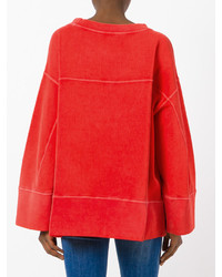 rotes Sweatshirt von Dsquared2