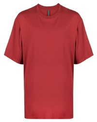 rotes T-Shirt mit einem Rundhalsausschnitt von Attachment