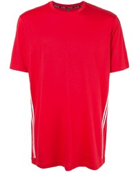 rotes T-Shirt mit einem Rundhalsausschnitt von Blackbarrett