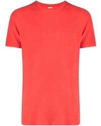 rotes T-Shirt mit einem Rundhalsausschnitt von Bluemint