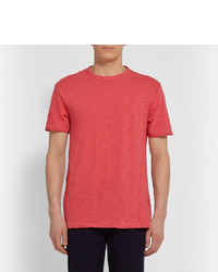 rotes T-Shirt mit einem Rundhalsausschnitt von Todd Snyder