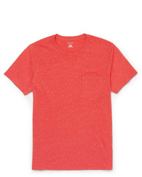 rotes T-Shirt mit einem Rundhalsausschnitt von Club Monaco