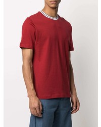 rotes T-Shirt mit einem Rundhalsausschnitt von Eleventy