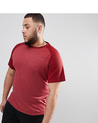rotes T-Shirt mit einem Rundhalsausschnitt von D-struct
