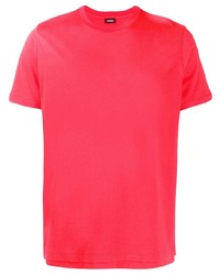 rotes T-Shirt mit einem Rundhalsausschnitt von Diesel