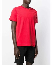 rotes T-Shirt mit einem Rundhalsausschnitt von Diesel