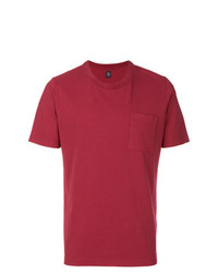 rotes T-Shirt mit einem Rundhalsausschnitt von Eleventy