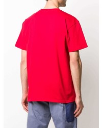 rotes T-Shirt mit einem Rundhalsausschnitt von Carhartt WIP