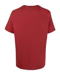 rotes T-Shirt mit einem Rundhalsausschnitt von Levi's