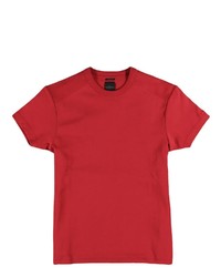 rotes T-Shirt mit einem Rundhalsausschnitt von ENGBERS