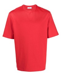 rotes T-Shirt mit einem Rundhalsausschnitt von Ferragamo