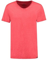 rotes T-Shirt mit einem Rundhalsausschnitt von GARCIA