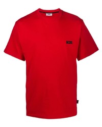 rotes T-Shirt mit einem Rundhalsausschnitt von Gcds