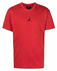 rotes T-Shirt mit einem Rundhalsausschnitt von Jordan