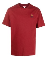 rotes T-Shirt mit einem Rundhalsausschnitt von Kenzo