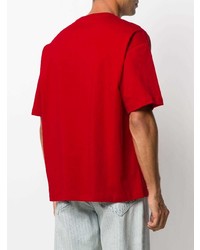 rotes T-Shirt mit einem Rundhalsausschnitt von Opening Ceremony