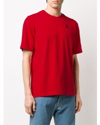 rotes T-Shirt mit einem Rundhalsausschnitt von Marni