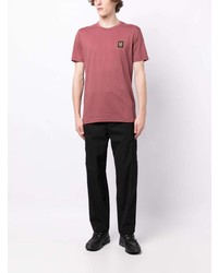 rotes T-Shirt mit einem Rundhalsausschnitt von Belstaff