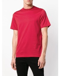 rotes T-Shirt mit einem Rundhalsausschnitt von Golden Goose Deluxe Brand