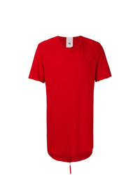 rotes T-Shirt mit einem Rundhalsausschnitt von Lost & Found Rooms