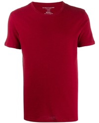 rotes T-Shirt mit einem Rundhalsausschnitt von Majestic Filatures