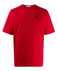 rotes T-Shirt mit einem Rundhalsausschnitt von Marni