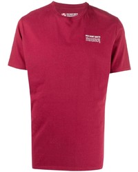 rotes T-Shirt mit einem Rundhalsausschnitt von MC2 Saint Barth