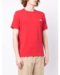 rotes T-Shirt mit einem Rundhalsausschnitt von Michael Kors