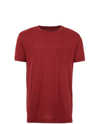 rotes T-Shirt mit einem Rundhalsausschnitt von OSKLEN