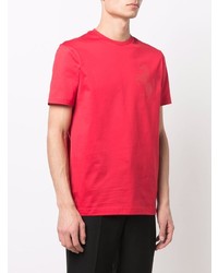 rotes T-Shirt mit einem Rundhalsausschnitt von Ferrari