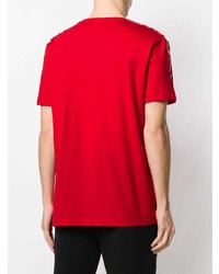 rotes T-Shirt mit einem Rundhalsausschnitt von Alpha Industries