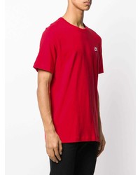 rotes T-Shirt mit einem Rundhalsausschnitt von Nike