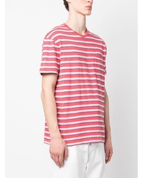 rotes T-Shirt mit einem Rundhalsausschnitt von Polo Ralph Lauren