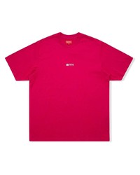 rotes T-Shirt mit einem Rundhalsausschnitt von Supreme