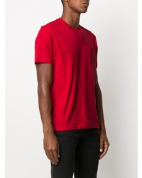 rotes T-Shirt mit einem Rundhalsausschnitt von Belstaff